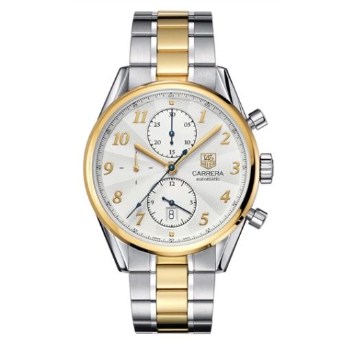 TAG Heuer Carrera Calibre 16 41 Heritage Stainless Steel / Yellow Gold / Silver / Bracelet